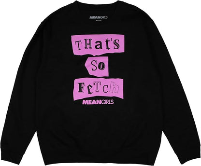 Women's Mean Girls That's So Fetch Classic Movie Pullover Crewneck Sweatshirt - Rex Distributor, Inc. Wholesale Licensed Products and T-shirts, Sporting goods,