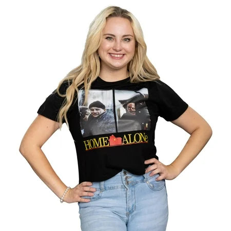 Women Juniors Home Alone The Wet Bandits Graphic T-Shirt Tee