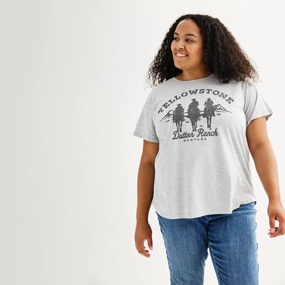 Women's Plus Size Yellowstone Graphic Tee