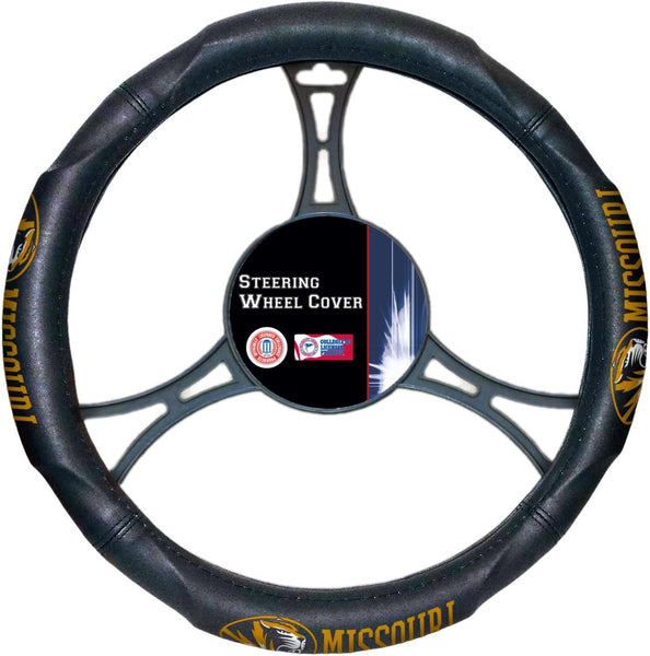 Northwest NCAA Missouri Tigers Steering Wheel Cover, 14.5"-15.5"