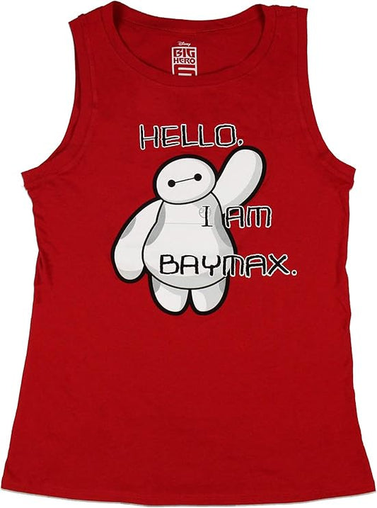 Disney Junior's Big Hero 6 Hello I'm Baymax Muscle Tank Top