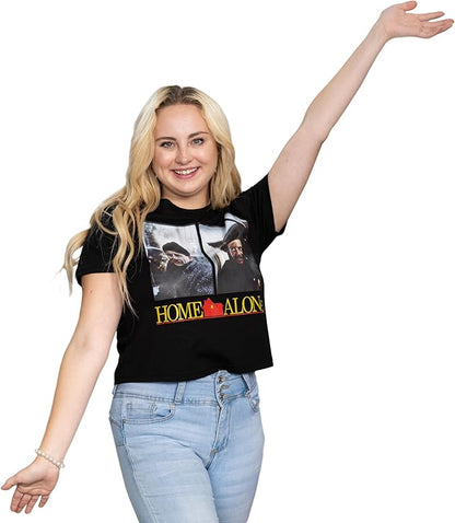 Women Juniors Home Alone The Wet Bandits Graphic T-Shirt Tee