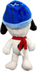 12097 Peanuts The Snoopy Show Blue Beanie Snoopy Small Plush 7.5" Toy