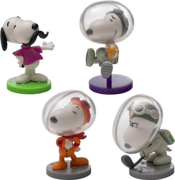 12041 9-PCS Display Snoopy in Space Adventure Figures Toy 3.5