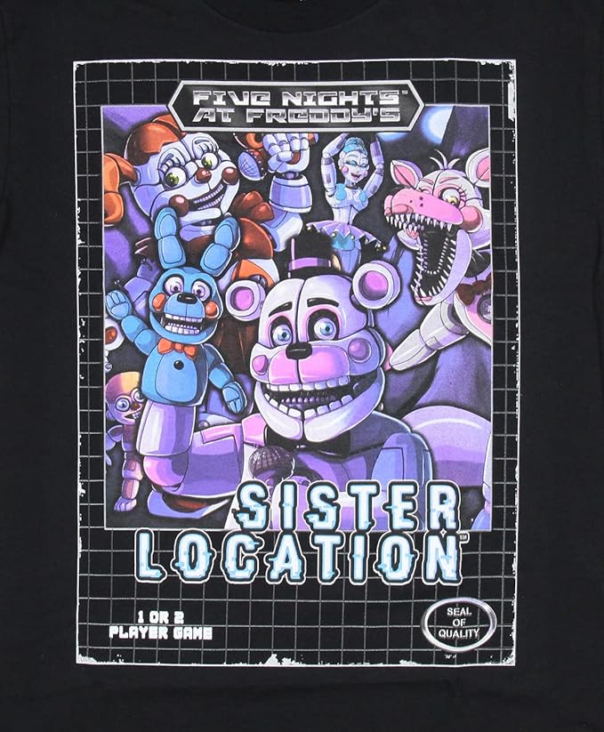 Boys 8-20 Five Nights At Freddy's Sister Location Tee T-Shirt