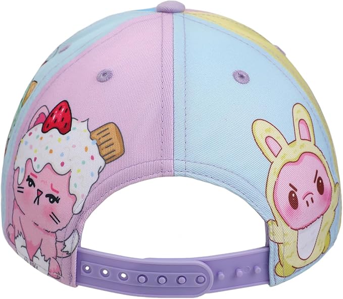 Moriah Elizabeth Animal Character Panels Youth Colorblock Traditional Adjustable Hat