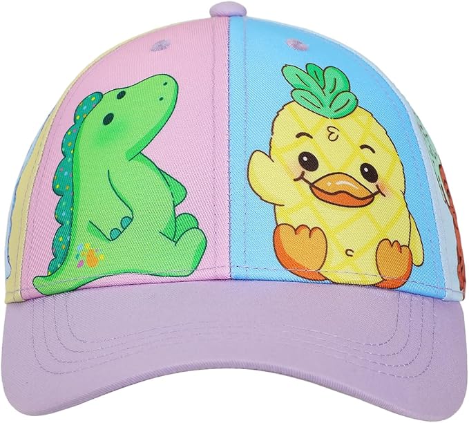 Moriah Elizabeth Animal Character Panels Youth Colorblock Traditional Adjustable Hat