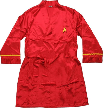 Women's Star Trek Uhura Satin Robe Red