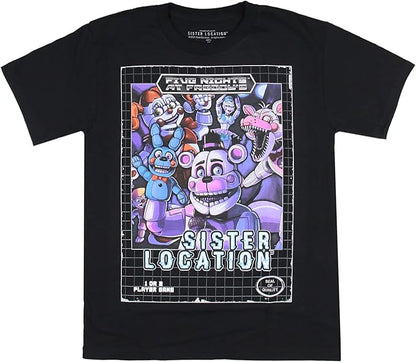 Boys 8-20 Five Nights At Freddy's Sister Location Tee T-Shirt