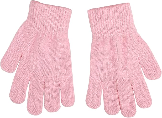 Moriah Elizabeth Youth Cuff Hat and Knit Gloves Cold Weather Set