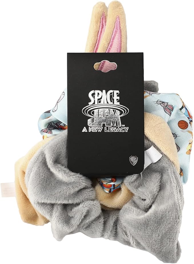 Space Jam Bunny Scrunchy 3 Pack Hair Ties