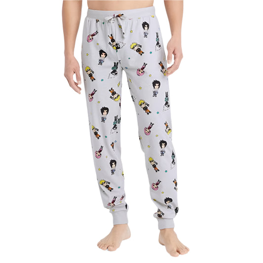 Men's Naruto Print Jogger Pajama Pants