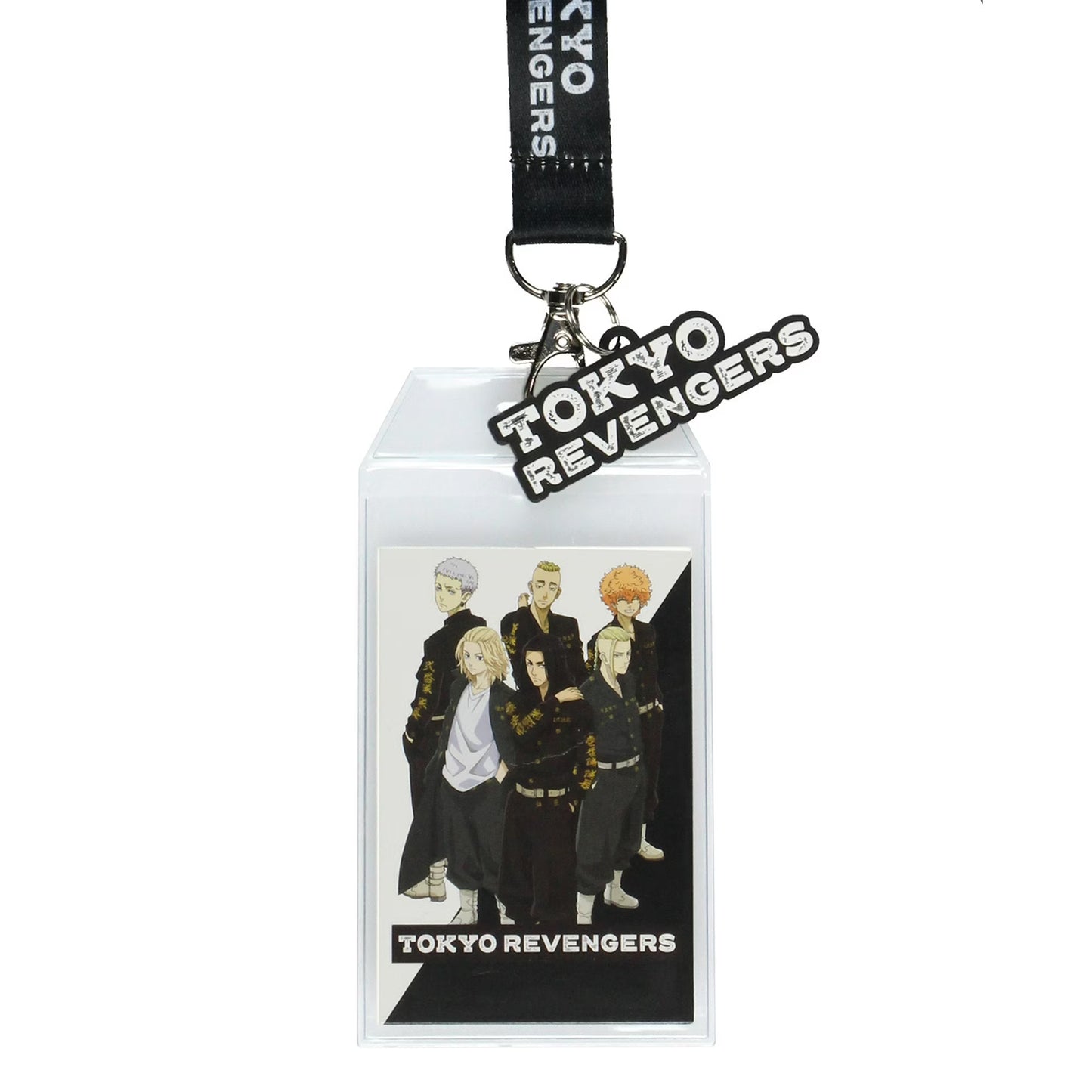 Tokyo Revengers Lanyard Anime Manga Manji Gang Breakaway ID Badge Holder with 2" Rubber Charm