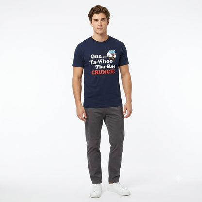 Men's Navy Brisco Brands Tootsie Pop Crunch Graphic Tee T-Shirt