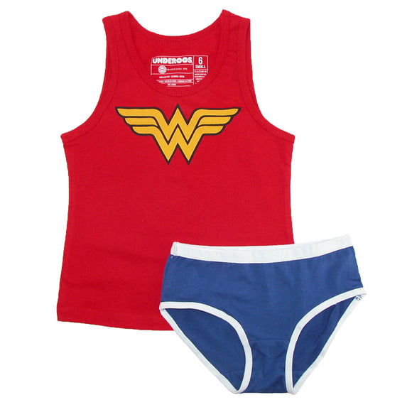 Young Girl's DC Comics Wonder Woman Underoos Tank Top & Panty Set