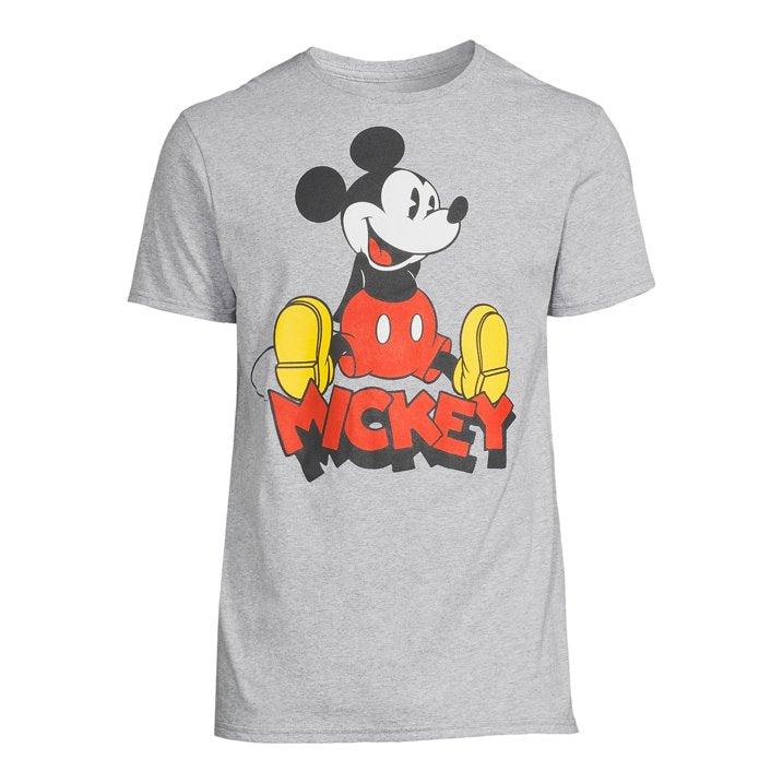 Men's Disney Vintage Mickey Mouse T-Shirt Tee