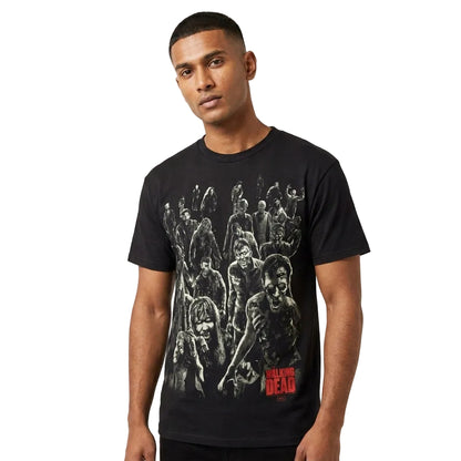 Men's Walking Dead Walkers Graphic Tee T-Shirt Black