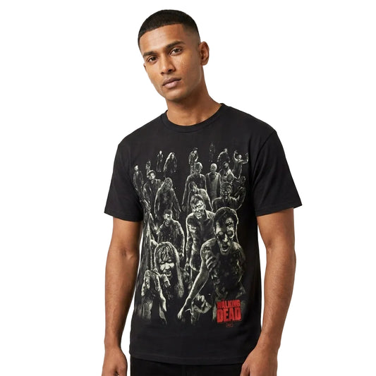 Men's Walking Dead Walkers Graphic Tee T-Shirt Black