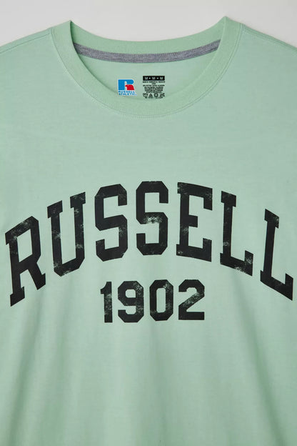 Russell Athletic Men's Logo Long Sleeve T-Shirt, Mellow Mint