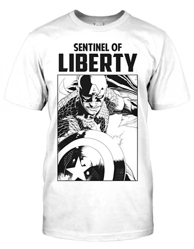 Men's Marvel Captain America Sentinel of Liberty T-Shirt Tee