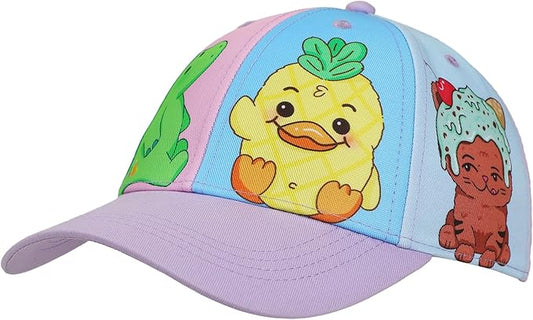 Moriah Elizabeth Animal Character Panels Youth Colorblock Traditional Adjustable Hat