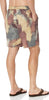 Men's Brown Camo LRG Logo Casual Drawstring Waist Shorts with Pockets