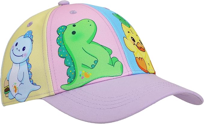 Moriah Elizabeth Animal Character Panels Youth Colorblock Traditional Adjustable Hat