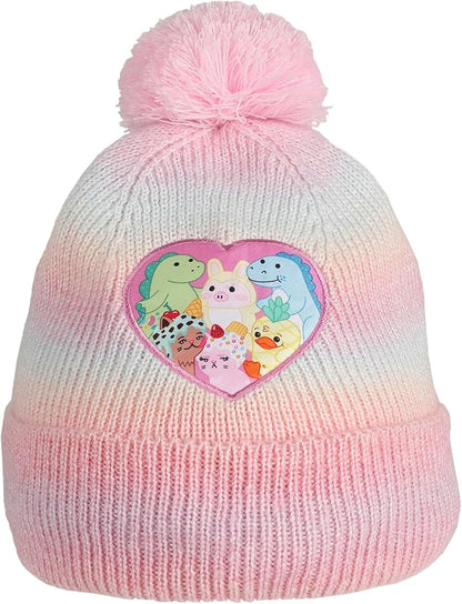 Moriah Elizabeth Youth Cuff Hat and Knit Gloves Cold Weather Set