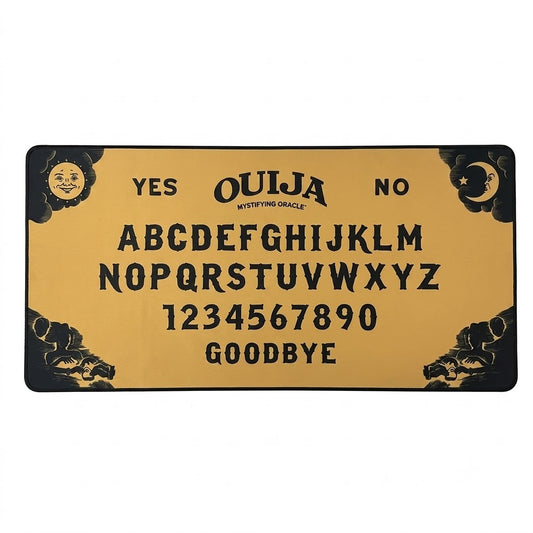 Large Desk Mat Ouija Board Extended Mousepad Non-Slip Rubber Stitched Edges