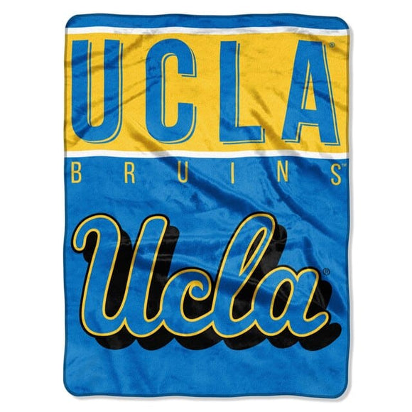 Northwest NCAA UCLA Bruins Basic Plush Raschel Blanket 60×80