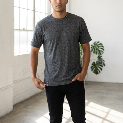 Men's LRG Charcoal Heather Crewneck T-Shirt Tee
