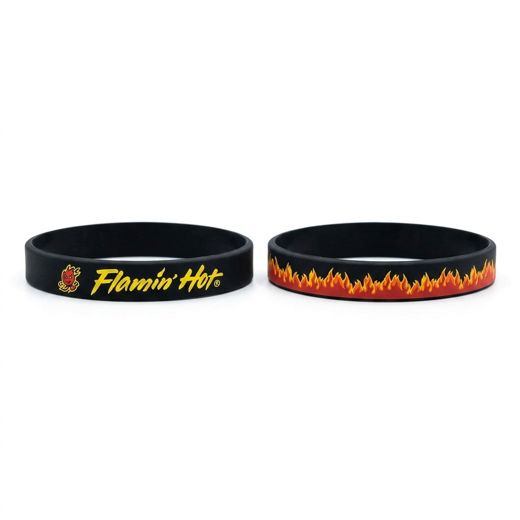 Cheetos Flamin Hot Rubber Bracelet 2 Pack