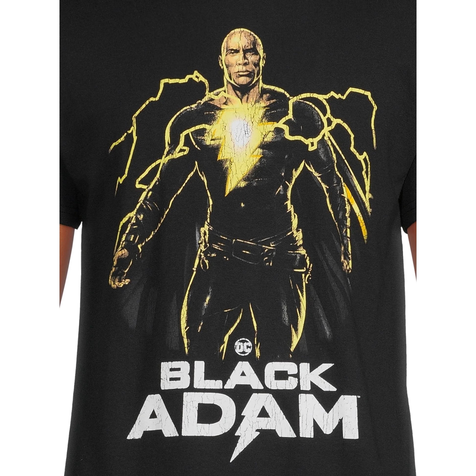 Men's DC Comics Black Adam Graphic Tee with Short Sleeves - Rex Distributor, Inc. Wholesale Licensed Products and T-shirts, Sporting goods,