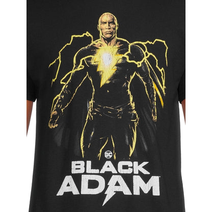 Men's DC Comics Black Adam Graphic Tee with Short Sleeves - Rex Distributor, Inc. Wholesale Licensed Products and T-shirts, Sporting goods,