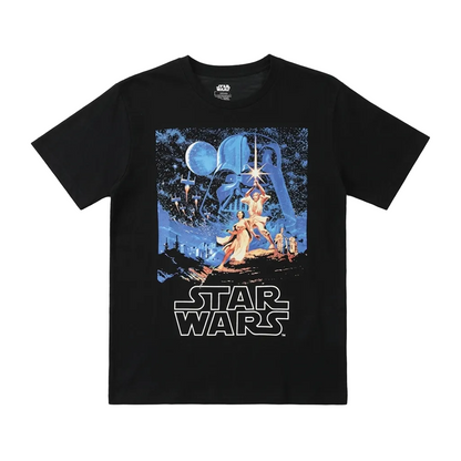 Men's Star Wars Classic Movie Poster Graphic Tee T-Shirt