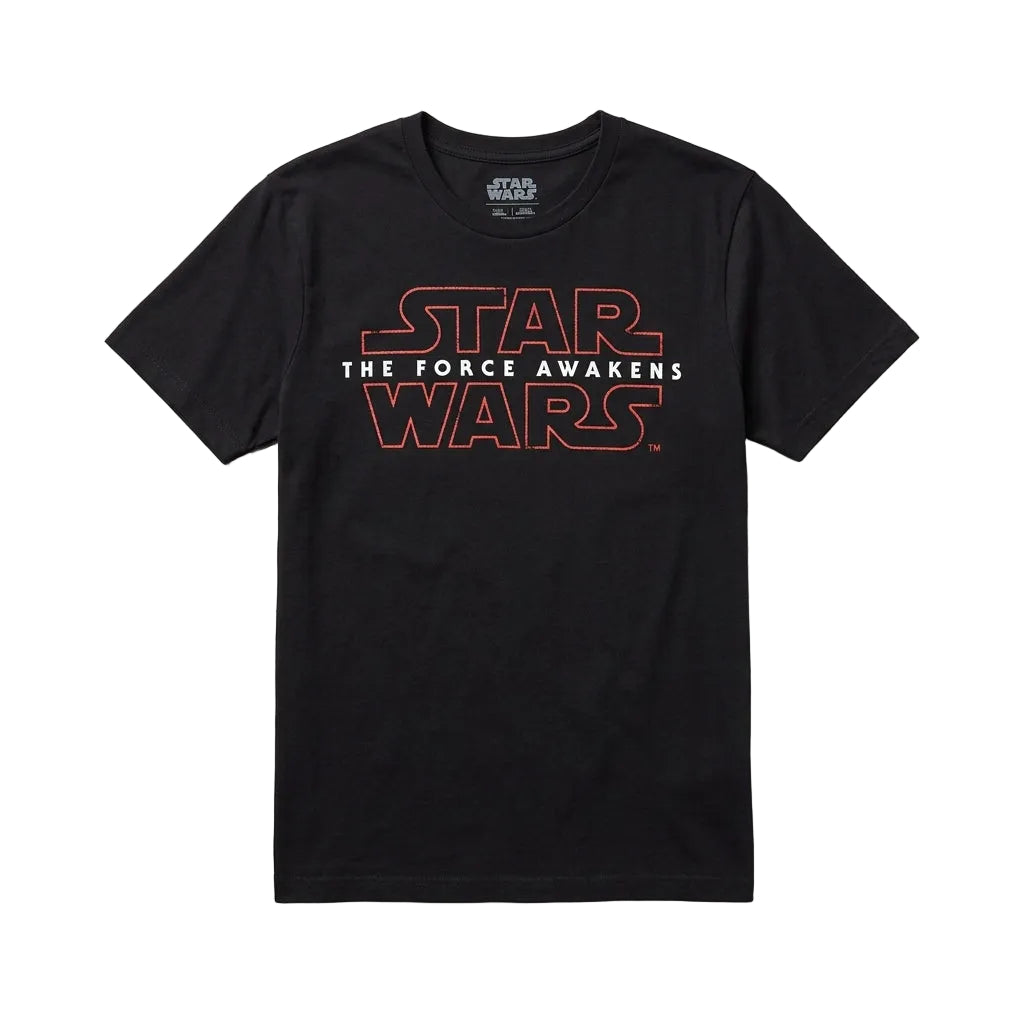 Men's Black Star Wars The Force Awakens Graphic Tee T-Shirt