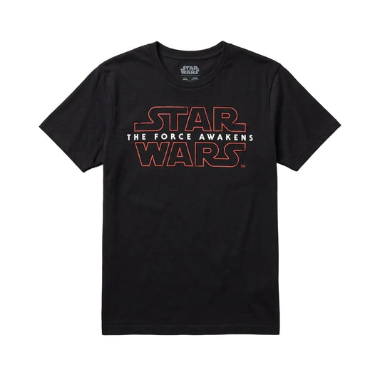 Men's Black Star Wars The Force Awakens Graphic Tee T-Shirt