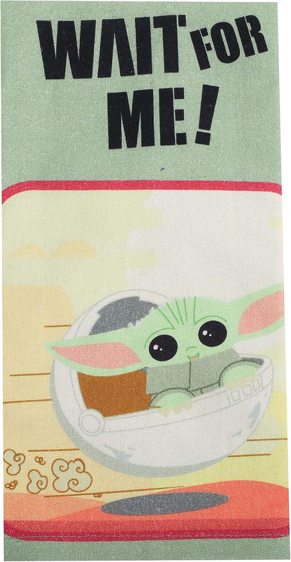 The Child Wait For Me Dish Towel Star Wars The Mandalorian
