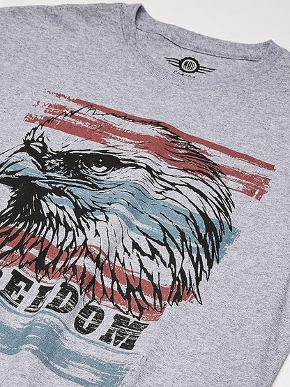 Men's USA Freedom Eagle Home of The Brave T-Shirt Tee