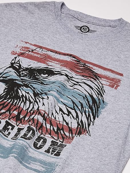 Men's USA Freedom Eagle Home of The Brave T-Shirt Tee
