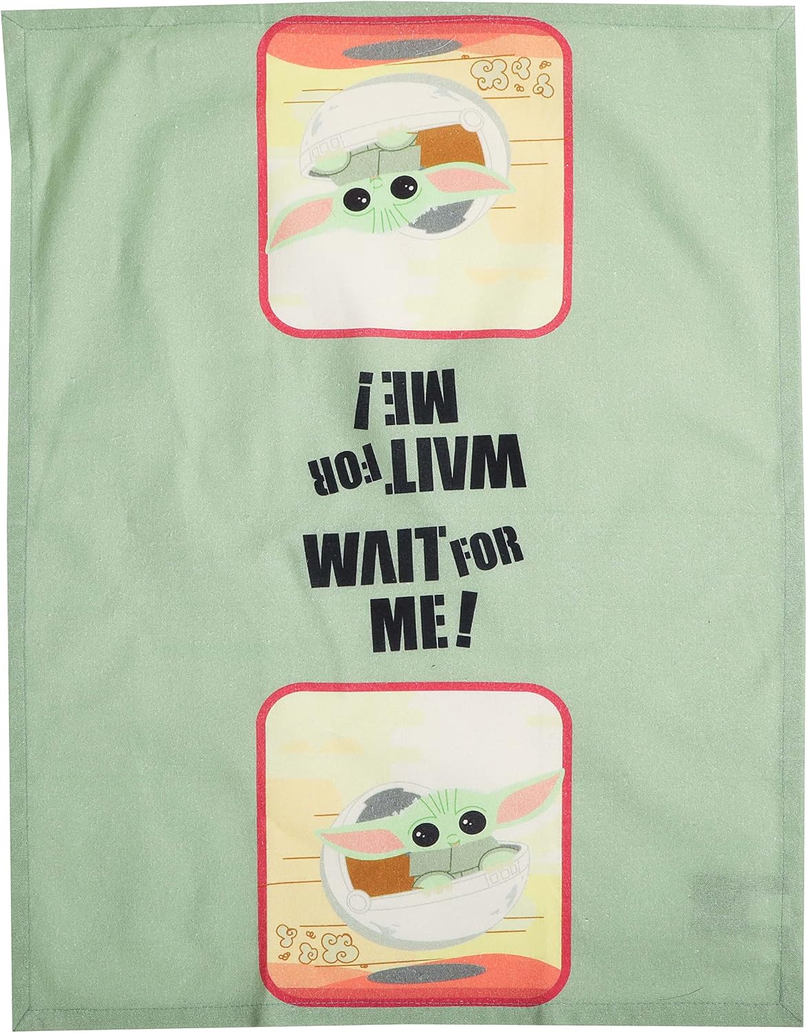 The Child Wait For Me Dish Towel Star Wars The Mandalorian