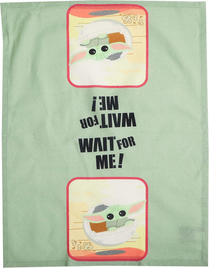 The Child Wait For Me Dish Towel Star Wars The Mandalorian