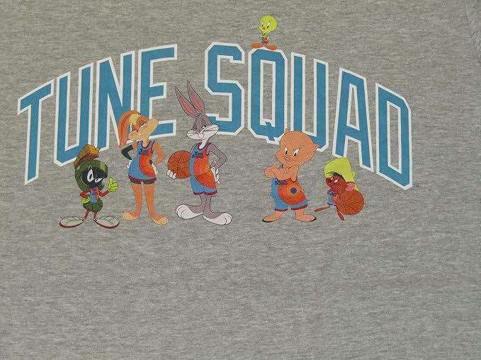 Men's Space Jam 2: A New Legacy Tune Squad Block Letters Tee T-Shirt