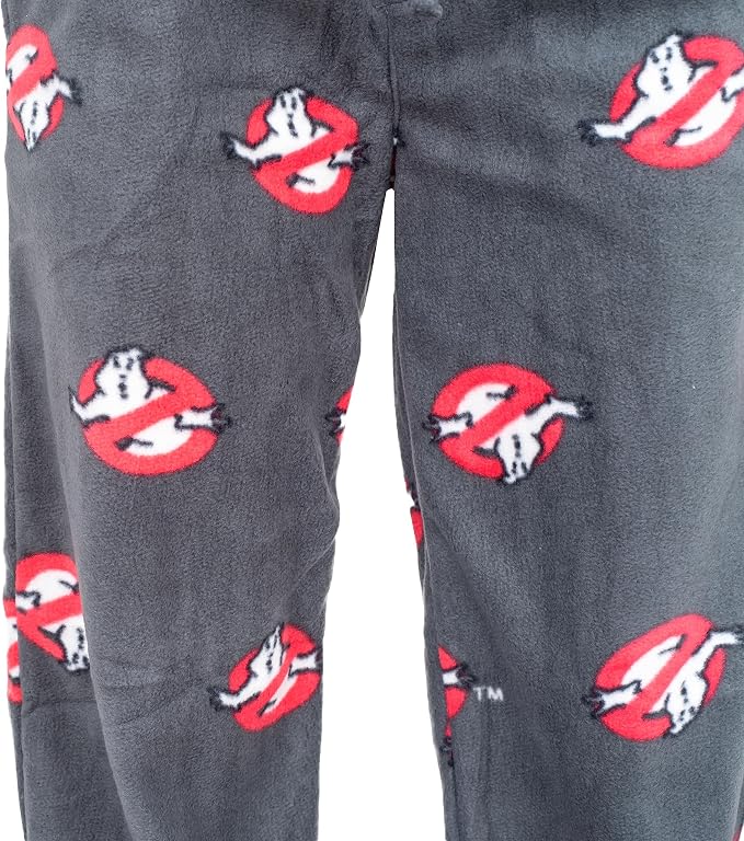 Ghostbusters Logo Adult Unisex Charcoal Christmas Lounge Pants