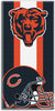 Northwest NFL Chicago Bears 30" x 60" Zone Read Stripe Beach Towel