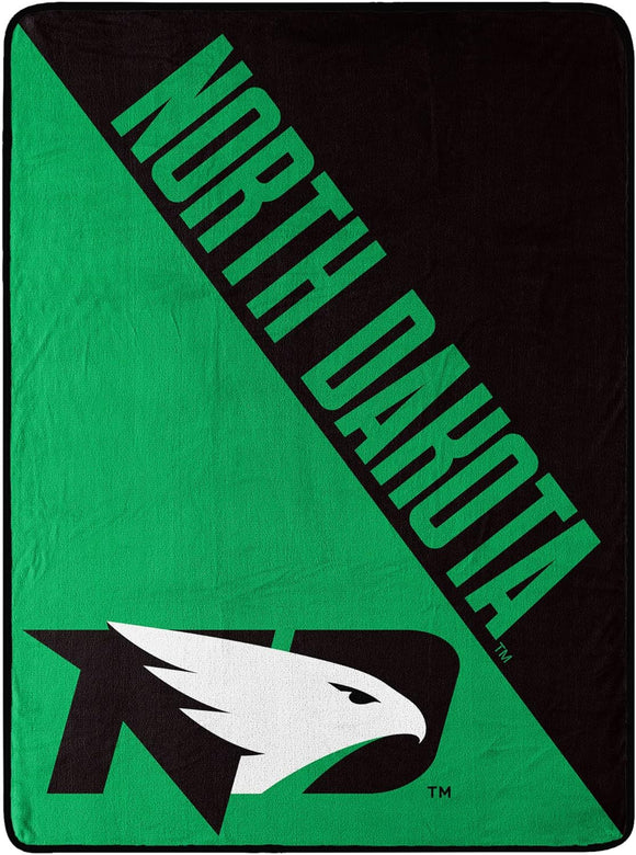 Northwest NCAA North Dakota Fighting Hawks Unisex Blanket Plush Halftone 46 x 60