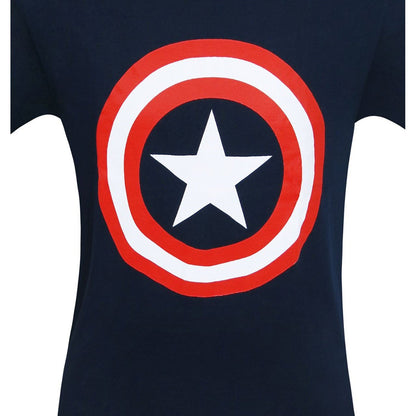 Men's Super Heroes & Villains Marvel Comics Captain America Shield Graphic Tee T-Shirt