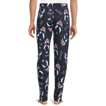 Men's Venom face graphic sleep pants by Rex Distributor, Inc., featuring a bold Venom character print on comfortable sleepwear pants.