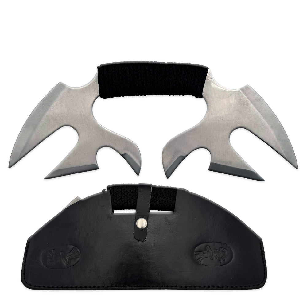 AB-89 8" Two-Sided Skinner Knife with Sheath