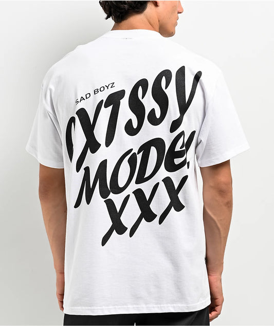 Men's $AD BOYZ by Junior H EXTSSY Model White T-Shirt
